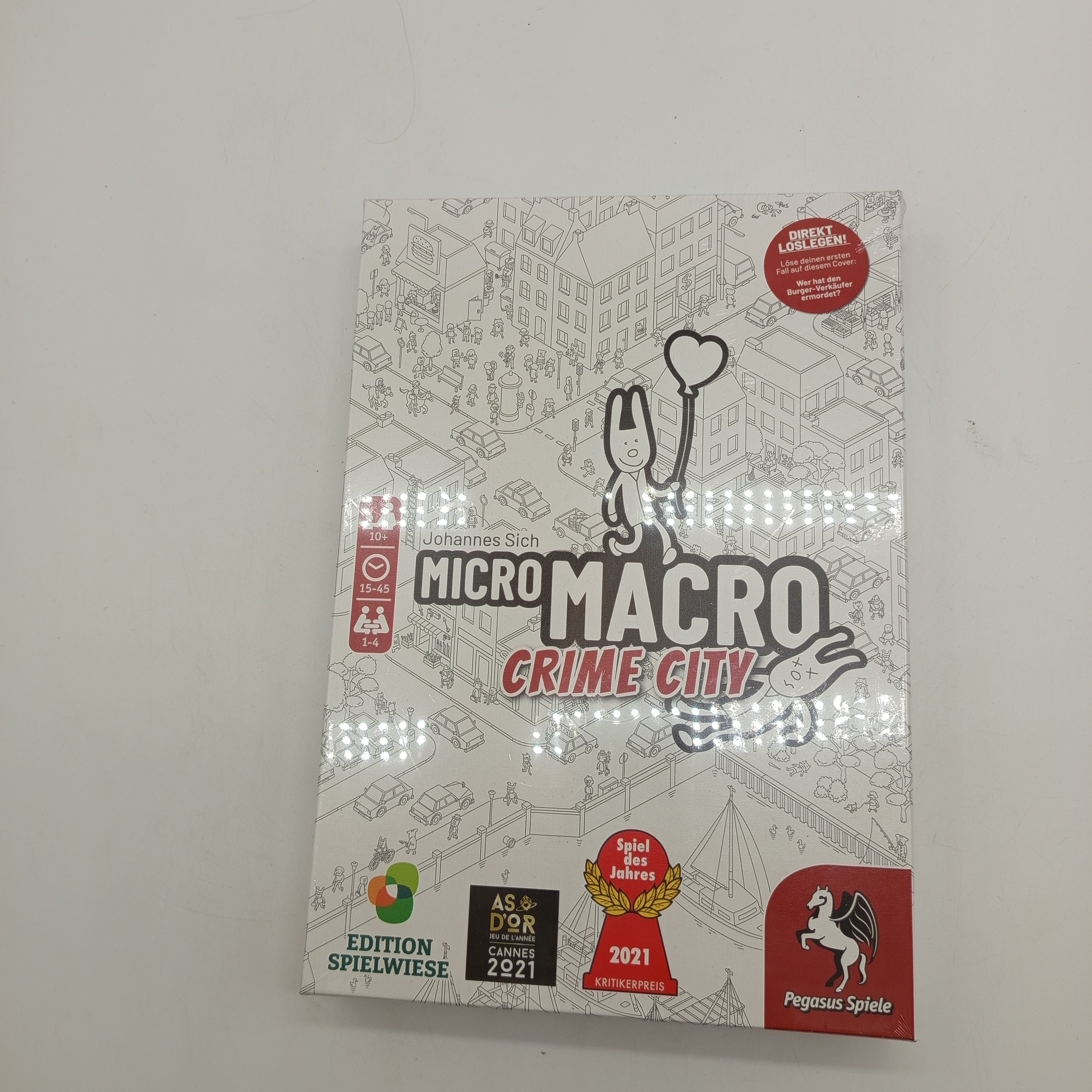 Pegasus Spiele MicroMacro Crime City – Krimispiel, OVP, neu